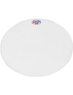 Tampa frontal do porta-número Oval Uni Vintage (desde 70) branco UFO-Plast ME08046-W