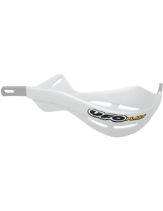 Protetor de mão universal Alu para barras Pro-Taper de 28,6 mm (1 1-8 ") branco UFO-Plast PM01633-041