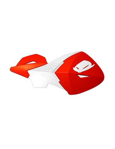 Replacement plastic for Escalade handguards Crf-Red-white handguards UFO-Plast PM01647-070