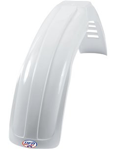 Vintage Uni Guardabarros delantero Mx-Enduro Large (78-83) blanco UFO-Plast ME08004-W