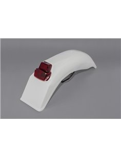 Vintage Uni Enduro Guardabarros trasero W- Taillight (79-89) blanco UFO-Plast ME08026-W