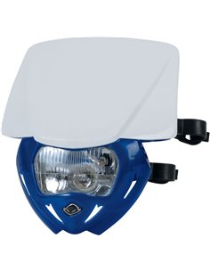 Suporte para farol Panther (12V-35W) Duas cores branco-reflexo azul UFO-Plast PF01709W-089