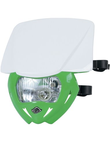 Panther Portafaros (12V-35W) Dual Color blanco-Kx-verde UFO-Plast PF01709W-026