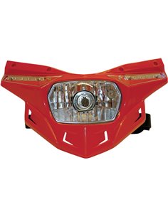 Plástico de reposição stealth para protetores de mão Parte inferior (12V-35W e Led) Crf-Red UFO-Plast PF01714-070