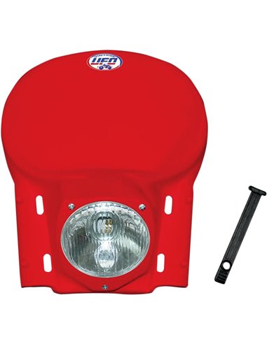 Suporte de lâmpada universal vintage (78-88) UFO-Plast vermelho ME08040-B vermelho