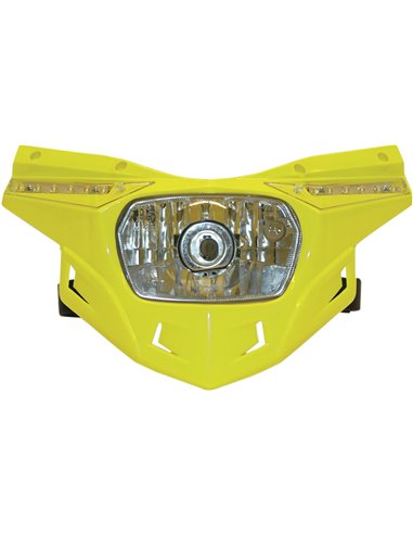 Plastique de remplacement Stealth pour protège-mains Partie inférieure (12V-35W & Led) Rm-jaune UFO-Plast PF01714-102