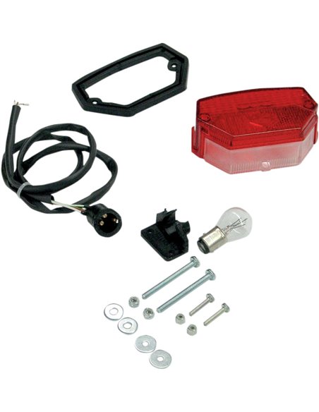 LUZ TRASERA DE REPUESTO PARA SOPORTE DE PLACA Taillight For Tapa frontal porta-número Holder UFO-Plast FA01307
