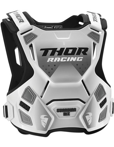 THOR Youth Guardian Mx Roost Deflector White/Black 2Xs/Xs 2701-0858