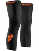 THOR Comp S8 Knee Sleeve Black/Red Orange S/M 2704-0455