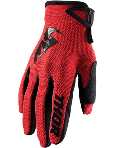 THOR Glove S20 Sector Red Lg 3330-5874