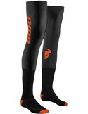 THOR Comp S8 Knee Brace Socks Black/Red Orange S/M 3431-0399