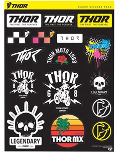 Folha de adesivos de corrida THOR S20 4320-2181