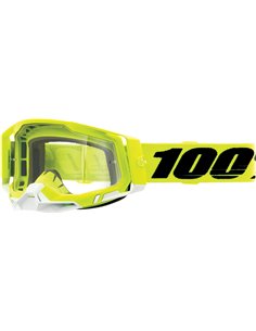 Gafas de motocross 100 % Racecraft 2 Amarillo Transparente 50121-101-04