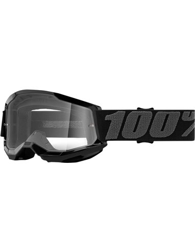 Ulleres de motocròs 100% Strata 2 nen (a) Negre Transparent 50521-101-01