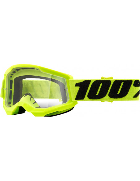 100 % Goggle Strata 2 Youth Amarillo Transparente 50521-101-04