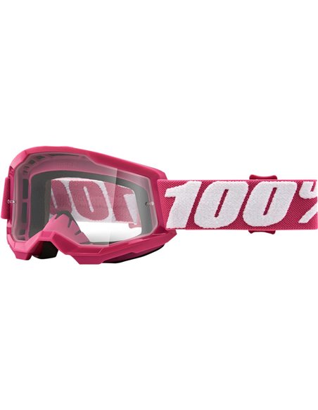 Masque Motocross 100% Strata 2 Y Fletcher Transparent 50521-101-06