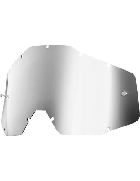 Recambio cristal para gafas 100 % Racecraft/Accuri Espejo Plata 51002-008-02