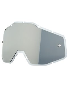 Recambio cristal gafas motocross 100% anti-vaho espejo plata 51004-028-02