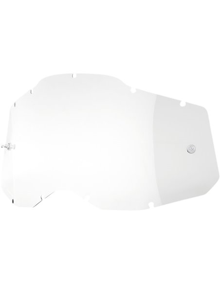 Recambio cristal para gafas 100 % Rc2/Ac2/Strata 2 Transparente 51008-101-01