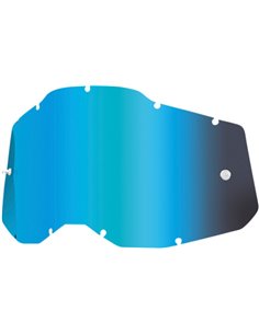 Recanvi vidre per a ulleres 100% RC2 / AC2 / Strata 2 Mirall Blau 51008-250-01