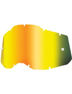 Lente de substituição para óculos 100% Rc2 / Ac2 / Strata 2 Gold Mirror 51008-259-01