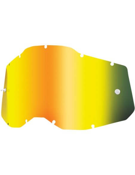 Écran de replacement pour masque 100% Rc2 / Ac2 / Strata 2 Gold Mirror 51008-259-01