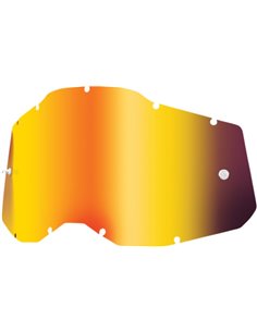 Recambio cristal para gafas 100 % Ac2/Strata 2 niño(a) Espejo Rojo 51009-251-01