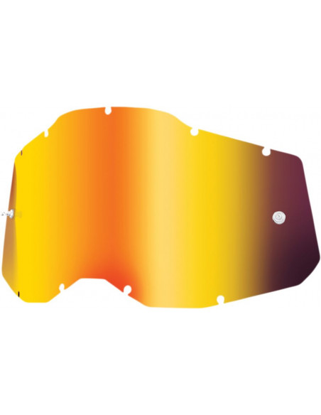Recambio cristal para gafas 100 % Ac2/Strata 2 niño(a) Espejo Rojo 51009-251-01