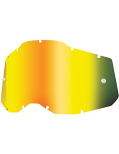 Lente de substituição para óculos 100% Ac2 / Strata 2 infantil Gold Mirror 51009-259-01