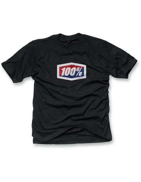 Camiseta 100 % Official negro Medium 32017-001-11