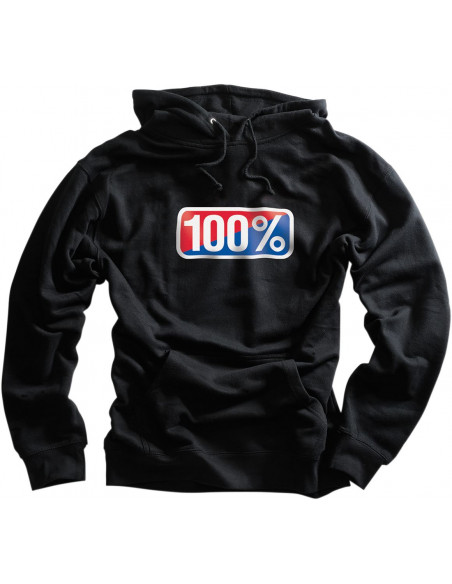 100 % ClasPlatac Pullover Hoody Black X-Large 36001-001-13