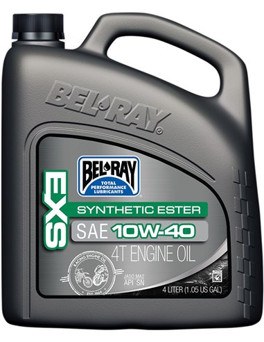 BEL-RAY Exs Synthetic Ester 4-Stroke Oli de Motor 10W-40 4 Liter 99161-B4LW