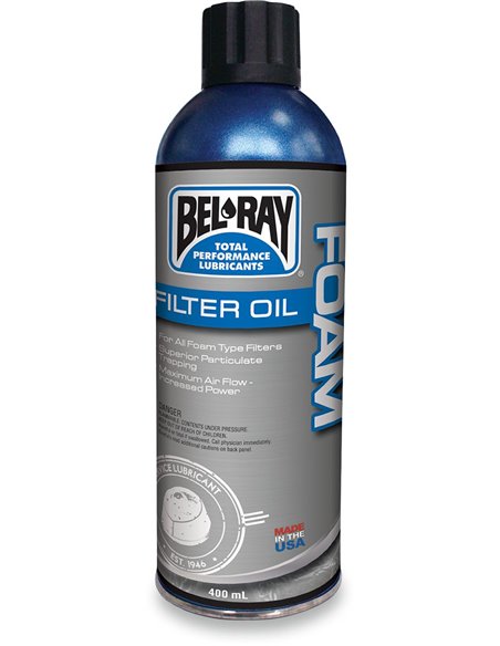 Oli per a filtres Bel-Ray spray (400ml) 99200-A400W