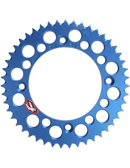 Rear sprocket Renthal R 428 47 teeth Bl Ul Sc 441U-428-47GPBU