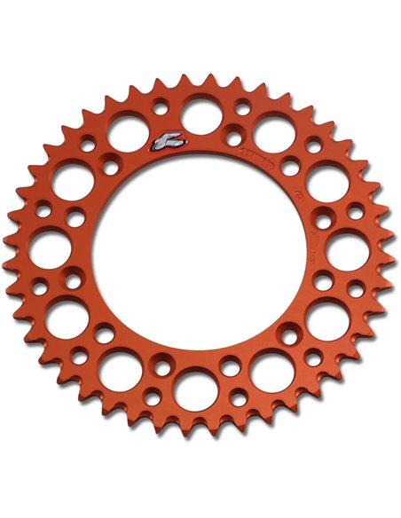 Rear sprocket Renthal R 520 44 teeth Or Ul Sc 224U-520-44GPOR