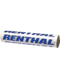Protetor de guiador Renthal Branco / Blu P209