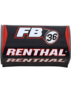 Renthal Handlebar Protector 36 Pad Bk / Wt / Rd P335