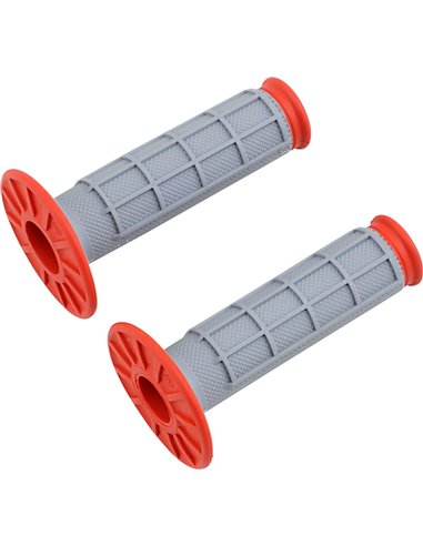 Poignées Renthal D / C 1/2 Waffle Orange G155