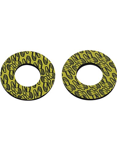 Punhos Renthal Donutz Blk / Yell G205