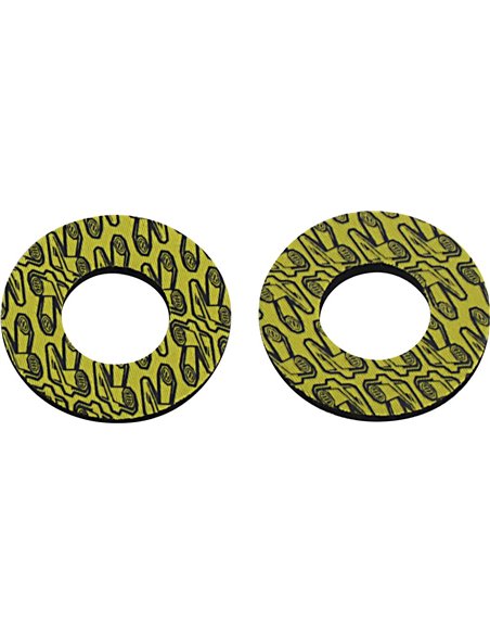 Puños Renthal Donutz Blk/Yell G205