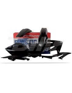Kit de plásticos Polisport Honda negro 90144