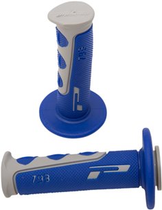 Poignées Offroad Double Density 793 Closed End Bleu / Gris PRO GRIP PA079300GRBL