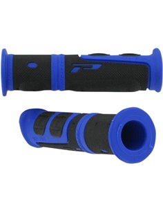 Punhos ATV de dupla densidade 964 Closed End Preto / Azul PRO GRIP PA096422BL02