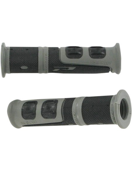 Grips Double Density Atv 964 Closed End Black/Gray PRO GRIP PA096422GR02