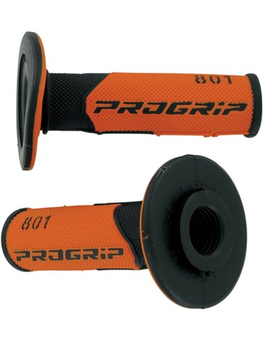 Puños Double Density Offroad 801 Closed End Black/Orange PRO GRIP PA080100NEAC