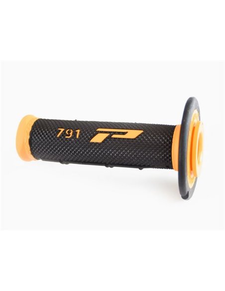 Punhos Offroad de Dupla Densidade 791 Closed End Preto / Laranja PRO GRIP PA079100AC02