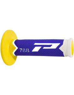 Grips Triple Density Offroad 788 Closed End White/Blue/Yellow PRO GRIP PA078800WBY