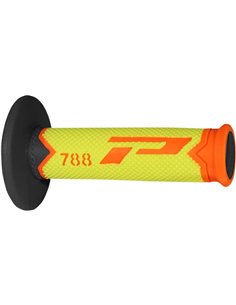 Grips Triple Density Offroad 788 Closed End Fluo Orange/Fluo Yellow/Black PRO GRIP PA078800AFYN