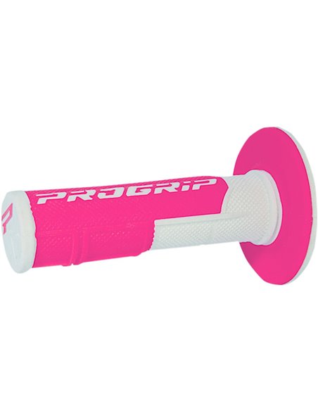 Grips Double Density Offroad 801 Closed End White/Fluo Pink PRO GRIP PA080100BIFX