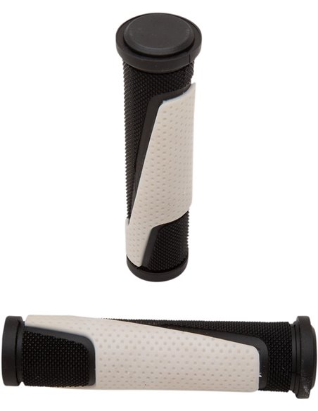 Poignées 807 Atv / Mtb Double Density Open End Noir / Blanc PRO GRIP PA080722NEBI